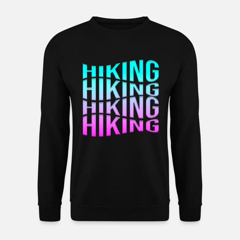 Wandern - Unisex Pullover - Schwarz