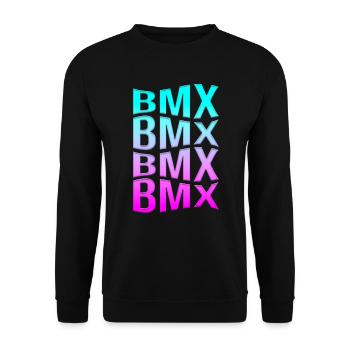 bmx - Unisex Pullover - Schwarz - Vorne - Alina (178cm) & Michal (187cm)