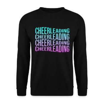 cheerleading - Sweat-shirt Unisexe - noir - Devant - Alina (178cm) & Michal (187cm)