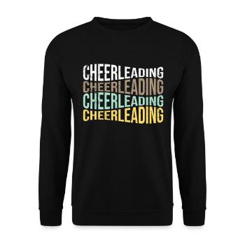 cheerleading - Sweat-shirt Unisexe - noir - Devant - Alina (178cm) & Michal (187cm)