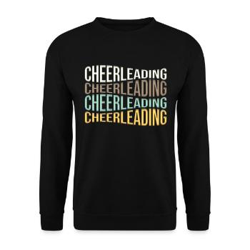 cheerleading - Sweat-shirt Unisexe - noir - Devant - Alina (178cm) & Michal (187cm)