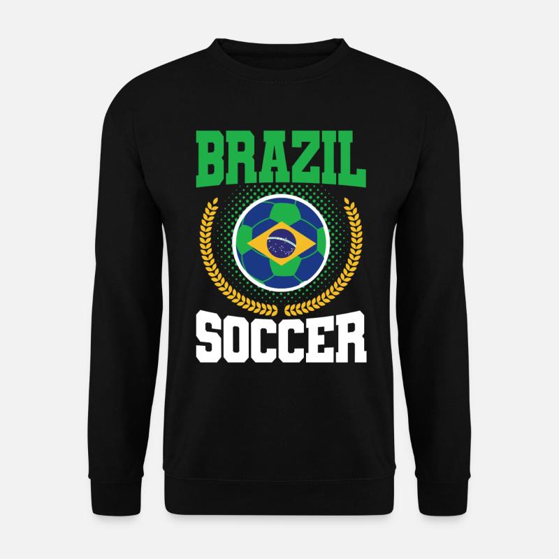 Brazil Soccer - Unisex Pullover - Schwarz