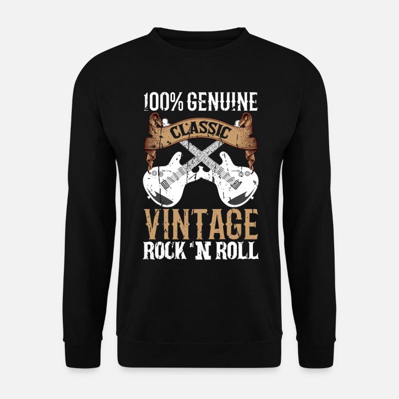 Rock 'N' Roll Classique Vintage - Sweat-shirt Unisexe - noir