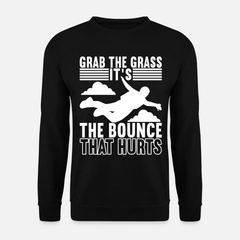 Parachute Parachutist - Unisex Sweatshirt - black