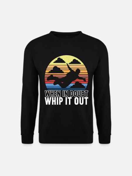 Parachute Parachutist - Unisex Sweatshirt - black