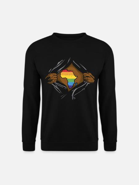Juneteenth Lgbt Proud Flag Rainbow Black - Unisex Sweatshirt - black