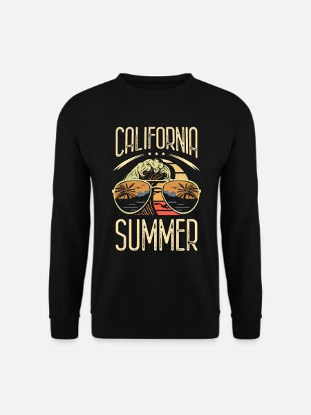 California Summer Getaway America California - Unisex Sweatshirt - black