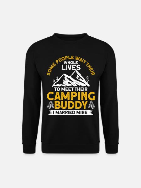 Cool Camping Buddies Gift Camping Buddy - Unisex Pullover - Schwarz
