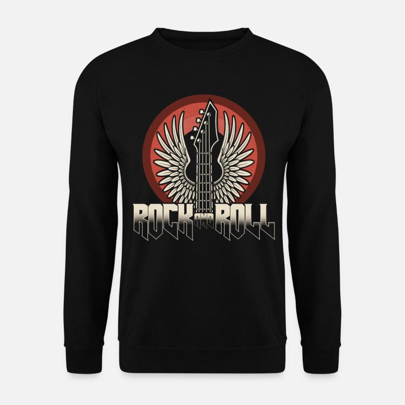 Rock and Roll Guitars - Unisex Sweatshirt - black