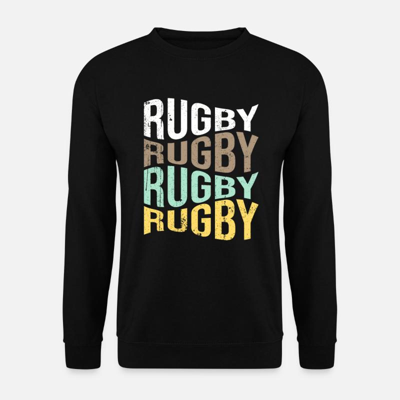 rugby - Unisex Pullover - Schwarz