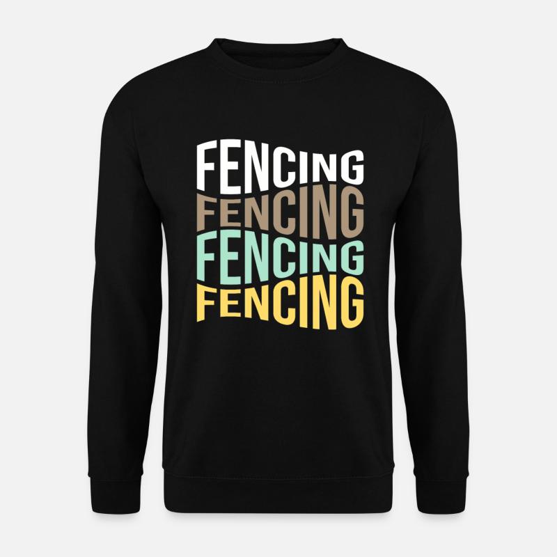 Fechten - Unisex Pullover - Schwarz
