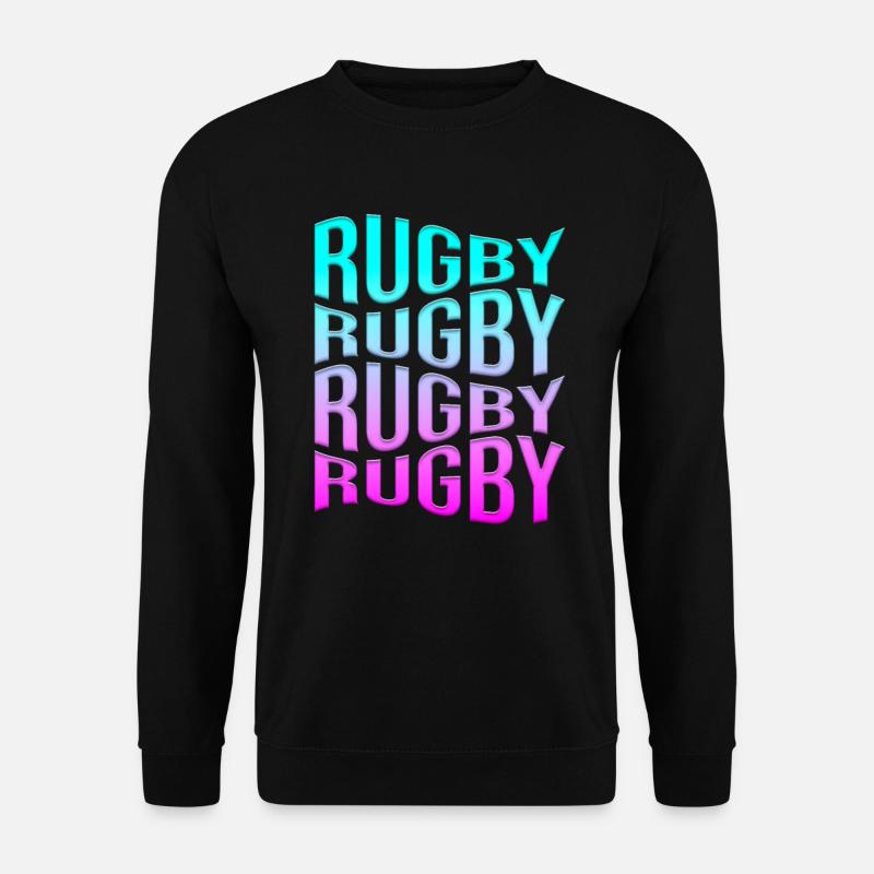 rugby - Unisex Sweatshirt - black