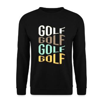 gulf - Unisex Sweatshirt - black - Front - Alina (178cm) & Michal (187cm)