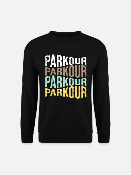 Parkour - Unisex Pullover - Schwarz