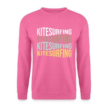 kite surfen - Unisex Pullover - Pink - Vorne