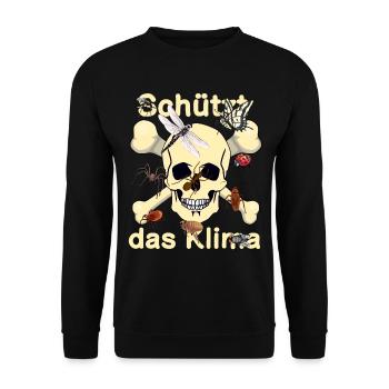 nature sauvage, animaux forestiers, conservation de la nature, changement climatique, insectes - Sweat-shirt Unisexe - noir - Devant - Alina (178cm) & Michal (187cm)