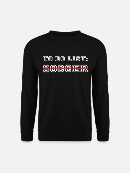 Fußball Spieler Geschenk - Unisex Pullover - Schwarz