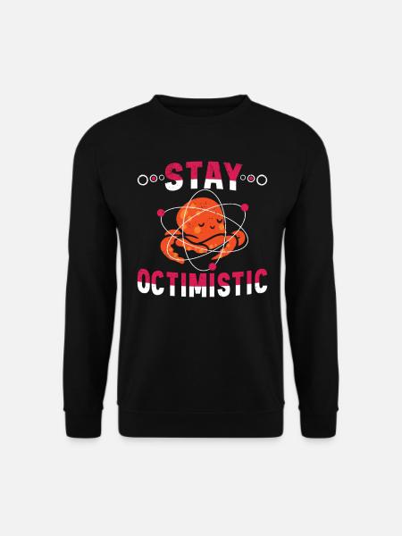 Tintenfisch Krake Oktopus Meer Tentakel Kraken - Unisex Pullover - Schwarz