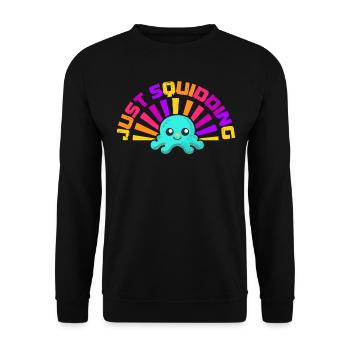 Octopus Octopus Sea Tentacle Octopus Octopus Octopus - Unisex Sweatshirt - black - Front - Alina (178cm) & Michal (187cm)