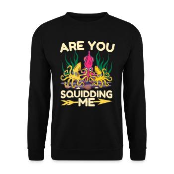 Octopus Octopus Sea Tentacle Octopus Octopus Octopus - Unisex Sweatshirt - black - Front - Alina (178cm) & Michal (187cm)