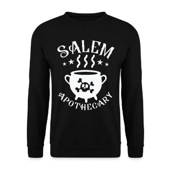 Apotheke Für Einen Apotheker - Unisex Pullover - Schwarz - Vorne - Alina (178cm) & Michal (187cm)