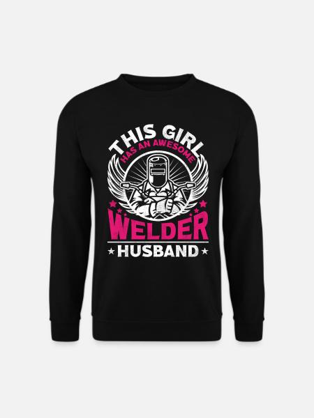 Welder Welding Wife Husband This - Unisex Sweatshirt - black