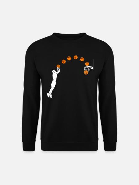 Basketball Geschenk für Basketballspieler - Unisex Pullover - Schwarz