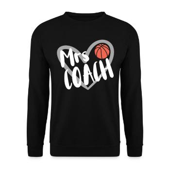 Basketball Geschenk für Basketballspieler - Unisex Pullover - Schwarz - Vorne - Alina (178cm) & Michal (187cm)
