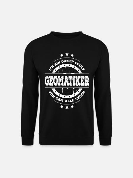 Geomatiker Kollegen Geburtstag Geomatik Geschenk - Unisex Pullover - Schwarz