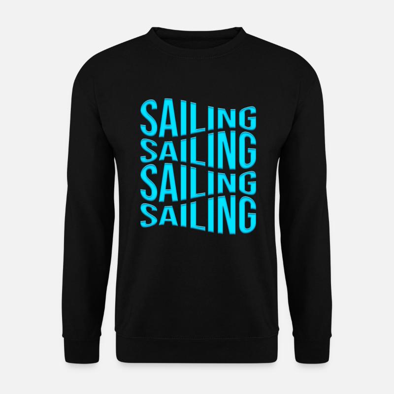 Segeln - Unisex Pullover - Schwarz