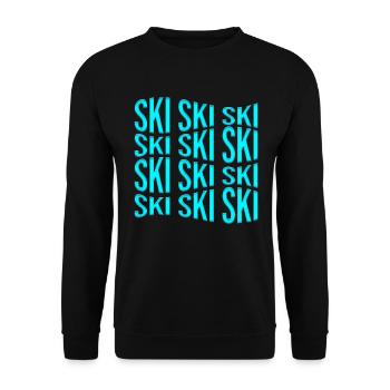 ski - Sweat-shirt Unisexe - noir - Devant - Alina (178cm) & Michal (187cm)