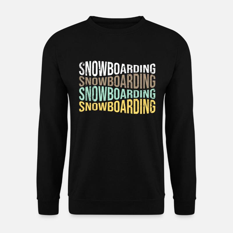 snowboarding - Unisex Sweatshirt - black