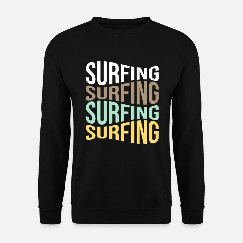 Surfen - Unisex Pullover - Schwarz