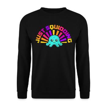 Octopus Octopus Sea Tentacle Octopus Octopus Octopus - Unisex Sweatshirt - black - Front - Alina (178cm) & Michal (187cm)