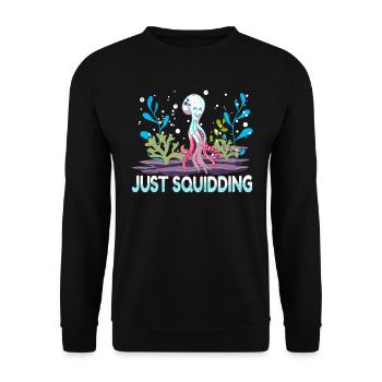 Octopus Octopus Sea Tentacle Octopus Octopus Octopus - Unisex Sweatshirt - black - Front - Alina (178cm) & Michal (187cm)
