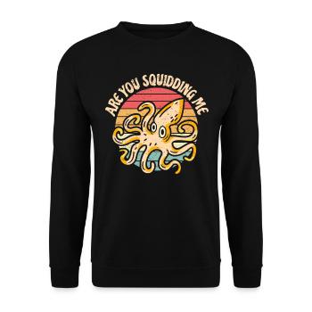 Octopus Octopus Sea Tentacle Octopus Octopus Octopus - Unisex Sweatshirt - black - Front - Alina (178cm) & Michal (187cm)