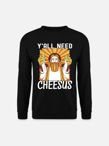 Cheese lovers Gouda cheese - Unisex Sweatshirt - black