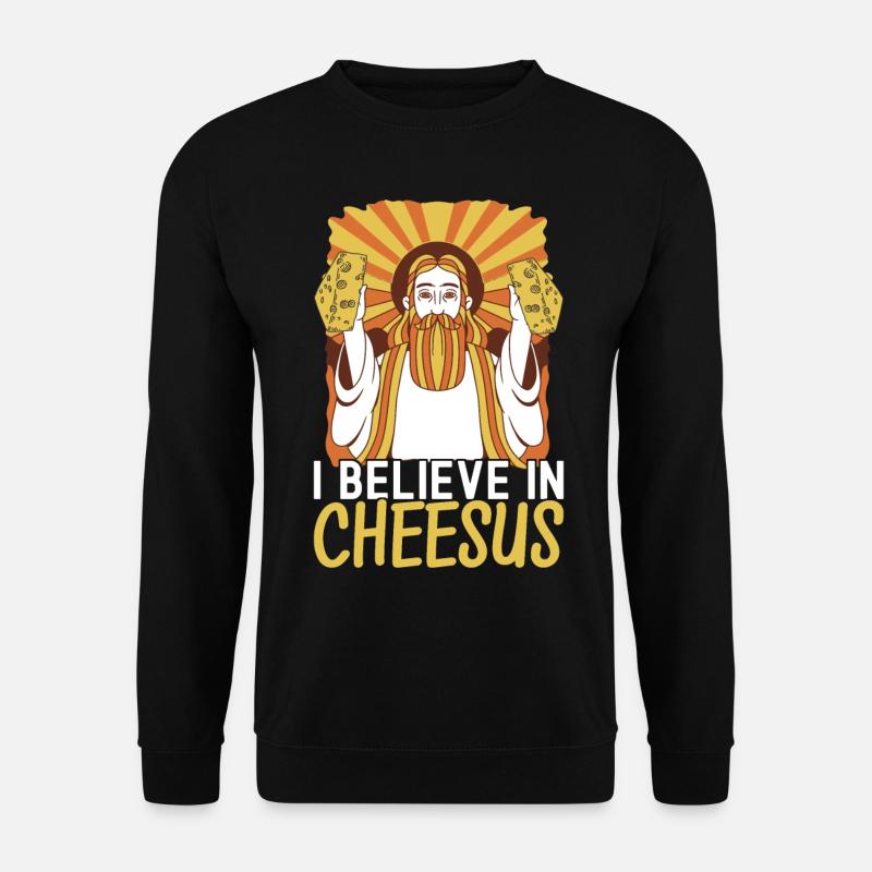 Amateurs de fromage Gouda - Sweat-shirt Unisexe - noir