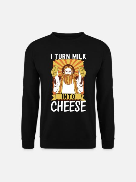 Cheese lovers Gouda cheese - Unisex Sweatshirt - black
