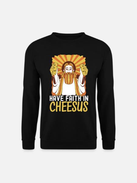 Cheese lovers Gouda cheese - Unisex Sweatshirt - black
