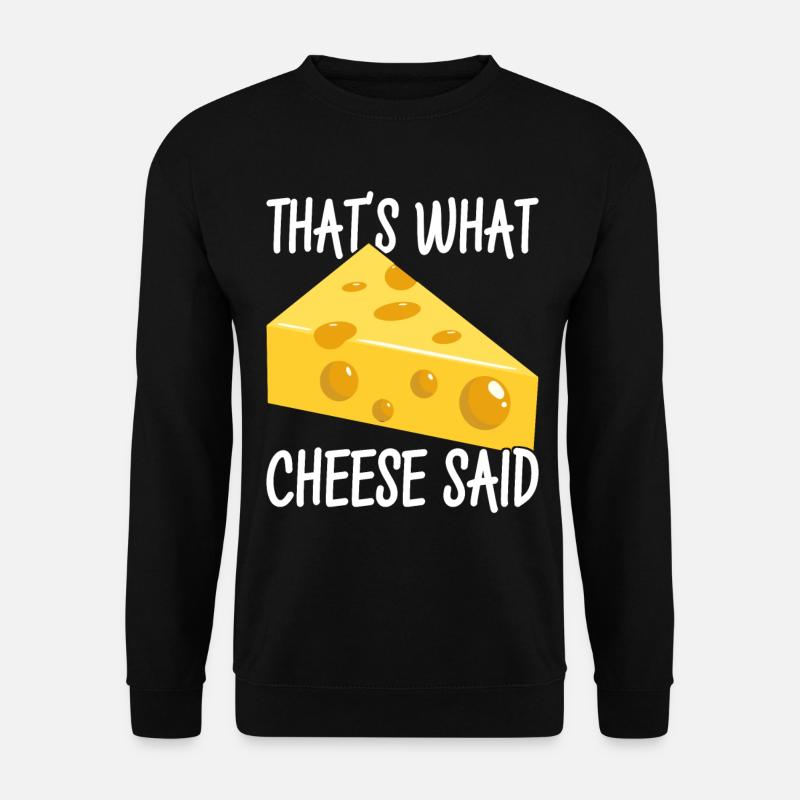 Amateurs de fromage Gouda - Sweat-shirt Unisexe - noir