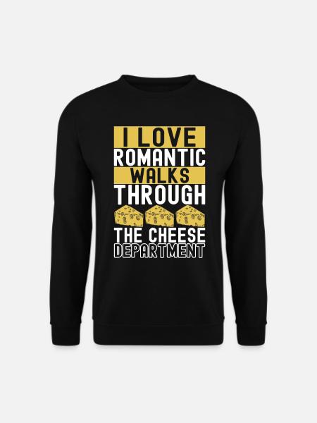 Cheese lovers Gouda cheese - Unisex Sweatshirt - black