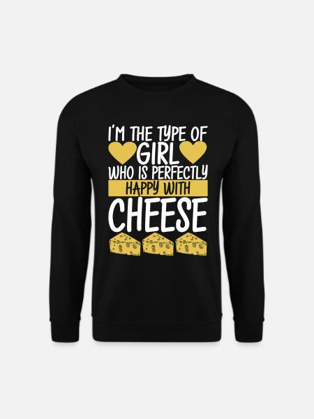 Cheese lovers Gouda cheese - Unisex Sweatshirt - black