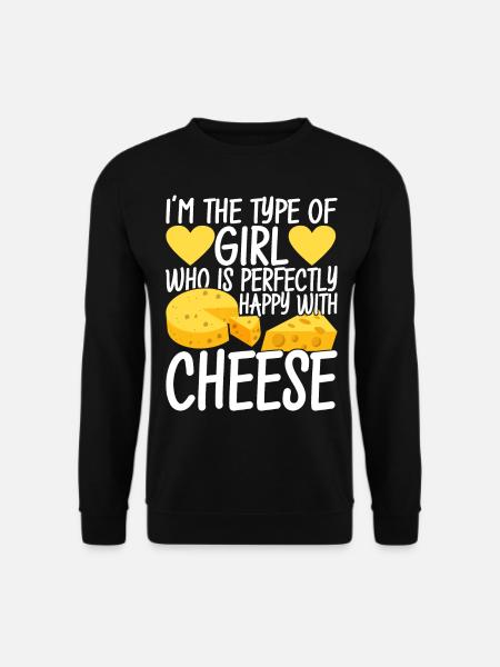Cheese lovers Gouda cheese - Unisex Sweatshirt - black