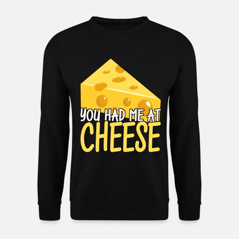 Cheese lovers Gouda cheese - Unisex Sweatshirt - black