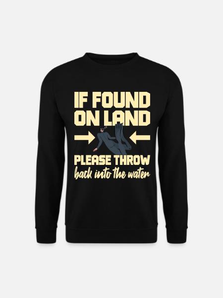 Fun Diver Diving Snorkeling - Unisex Sweatshirt - black