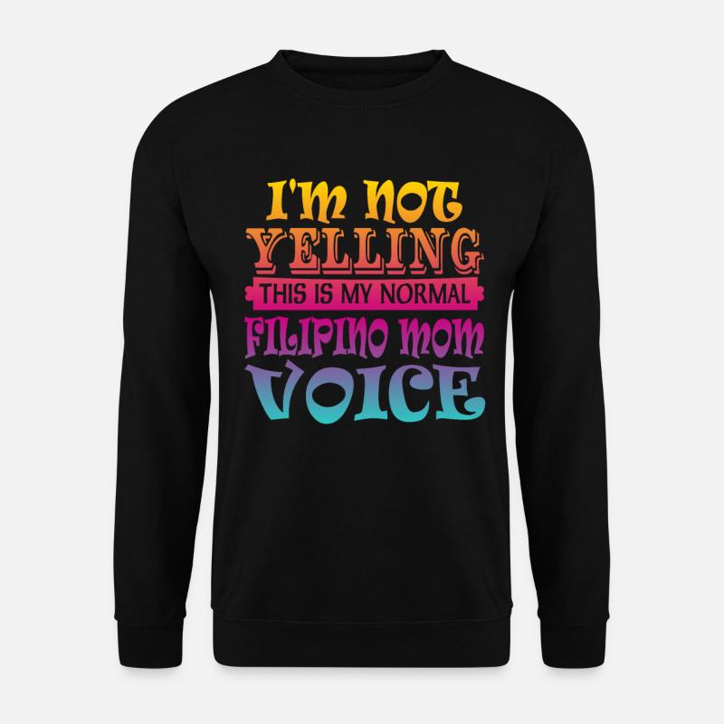 Mère philippine - Sweat-shirt Unisexe - noir