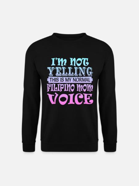 Philippinische Mutter - Unisex Pullover - Schwarz