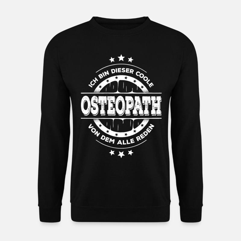 Osteopath Kollegen Geburtstag Osteopathie Geschenk - Unisex Pullover - Schwarz
