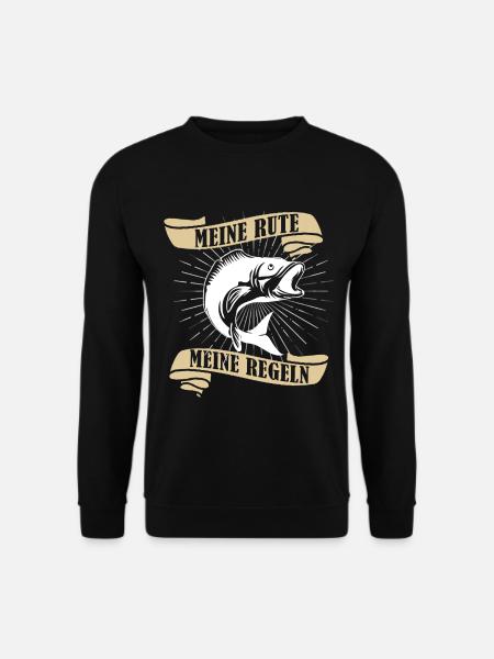Angeln - Unisex Pullover - Schwarz